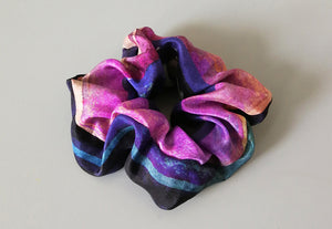 Behind the scenes: designing and making printed silk scrunchies